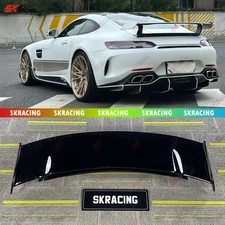 Glossy Black Rear Spoiler Wing Fits Mercedes Benz ​AMG GT GTC GTR GTS 2016-2021