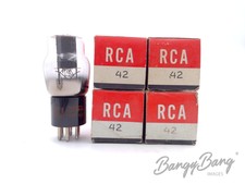 4 Vintage Rca 42/uz42/a642/42s/w2160/cv1712 Pentode Output Tv/radio Audio Vacuum