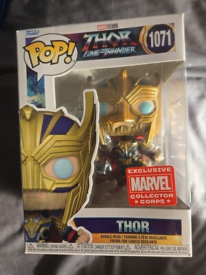 Funko Pop! Thor Love and Thunder #1071 Marvel Collector Corps Exclusive New