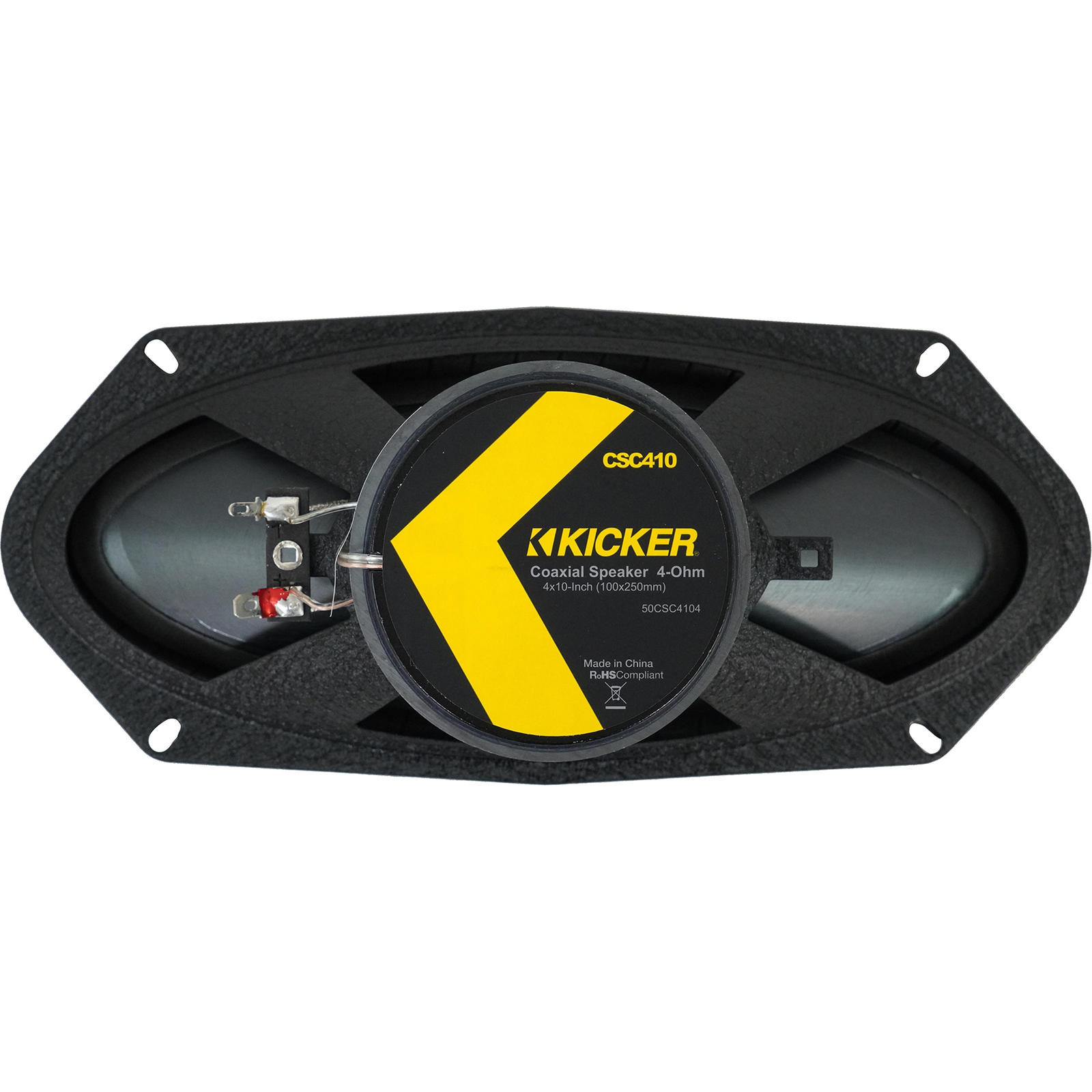 4 KICKER 50CSC4104 225 Вт 4x10 2-полосных автомобильных аудиодинамиков 4-Омный CSC4104