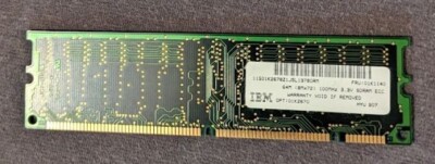 Original IBM Arbeitsspeicher DDR-RAM PC 100 64 MB 8Mx72 PC-100 3.3V SDRAM ECC