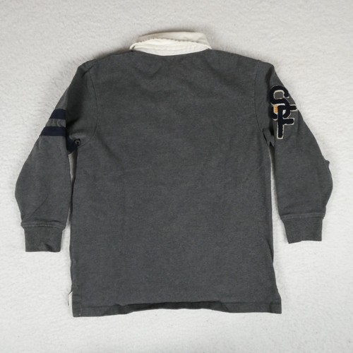 Gap Kids Polo Size Medium (8) Gray Long Sleeve SF - Picture 12 of 17