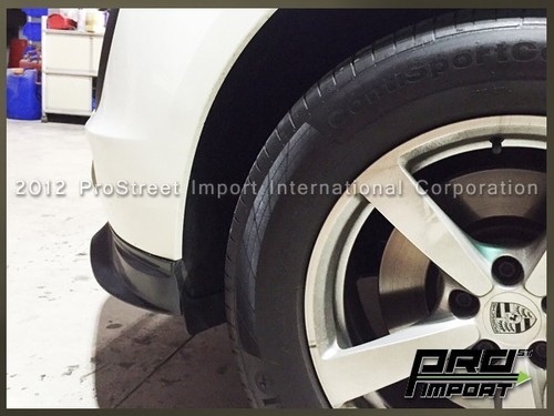 2015+ Porsche Macan S GT Front Bumper Splitter Add On Lip - Unpainted in Black - Bild 3 von 4