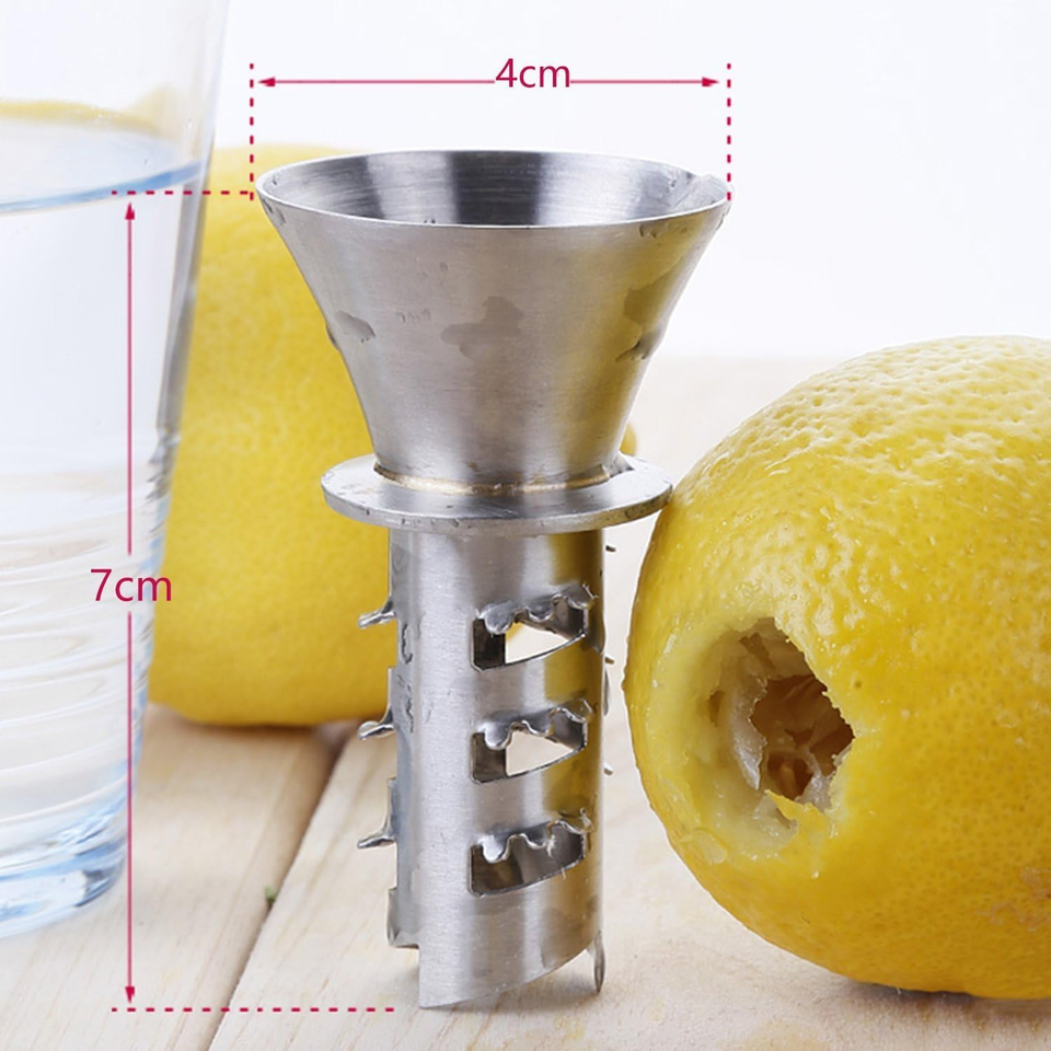 Best Utensils Stainless Steel Manual Lemon Juicer Squeezer Reamer 18/8