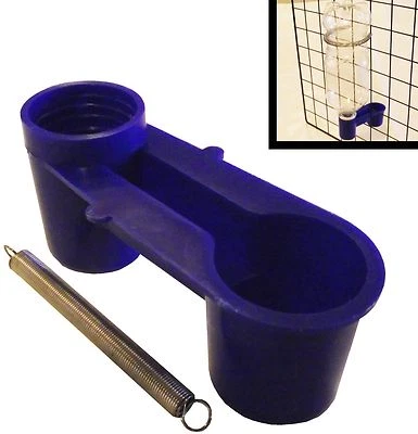 RITE FARM PRODUCTS 12 PK SODA POP WATER BOTTLE BIRD DRINKER CUP & SPRING QUAIL DOVE CHICKEN PIGEON