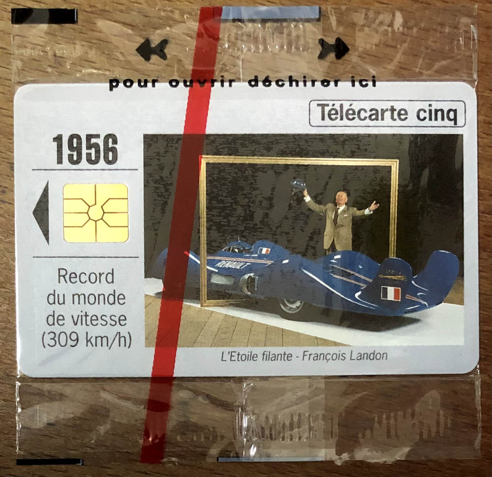 1956 Renault Ref Phonecote Gn115 Phone Card Collectible