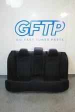 08-15 Mitsubishi Evo Evolution X Black Alcantara Oem Rear Back Upper Lower Seats