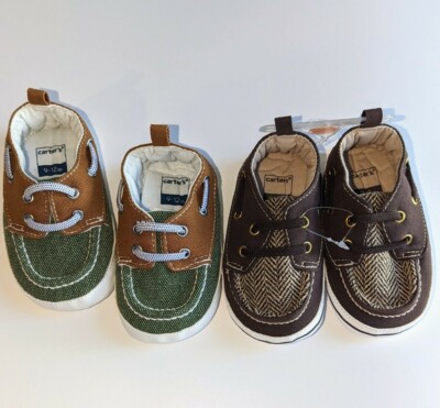 Set of Carters Infant Baby Boat Shoes 9-12mnths New