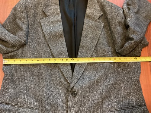 Strathmore By Anderson Little, Mens Sportcoat 3XL, Black/White Herringbone USA - Picture 3 of 8