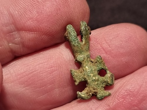 Roman ladies exquisite bronze/gold gilded adornment Please see description LA95y