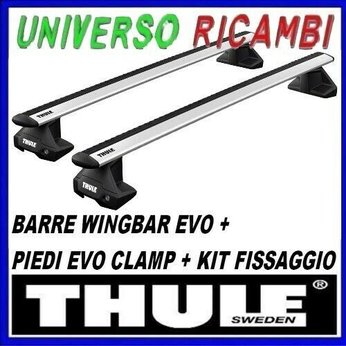 KIT BARRE PORTATUTTO THULE WINGBAR EVO Peugeot 308 SW 5p Estate tetto nor 2022- - Foto 1 di 1