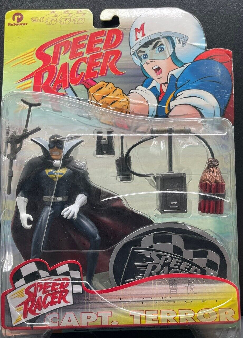 Kid Action Speed Racer VRHTF CAPTIAN TERROR VTG NEW 1999 SPEED RACER SERIES 1 ACTION FIGURE ...