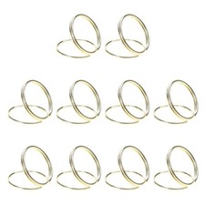 10pcs Metal Place Card Holders Wedding Table Number Holders Round Photo Picture
