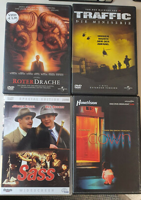 down, Sass, ROTER DRACHE, TRAFFIC die Miniserie - 4 DVDs gebraucht Konvolut