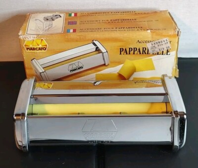 Marcato Atlas 50mm 2'' Pappardelle Attachment Pasta Noodle Maker Italy Lasagna