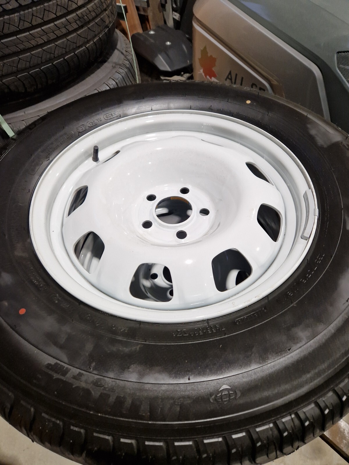 Land Rover Defender steel wheels and tyres 18" 255 70 Set Of 5 eBay