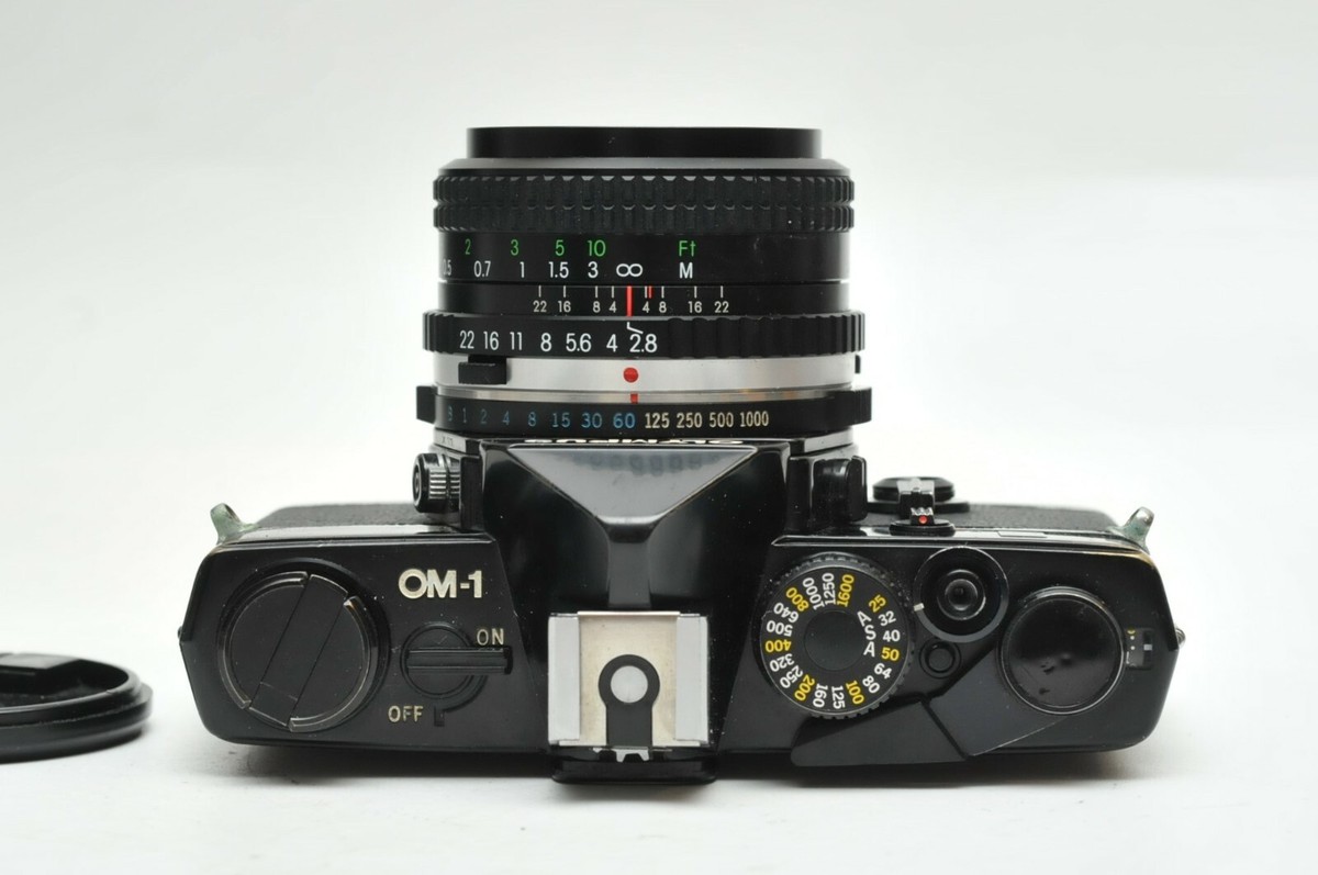 Olympus OM-1 35mm Film Camera W/Rokinon 28mm F2.8 Wide-Angle