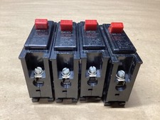 LOT OF 4 Westinghouse BR120 20 Amp 1 POLE Plug On Circuit Breaker 113F227 CO