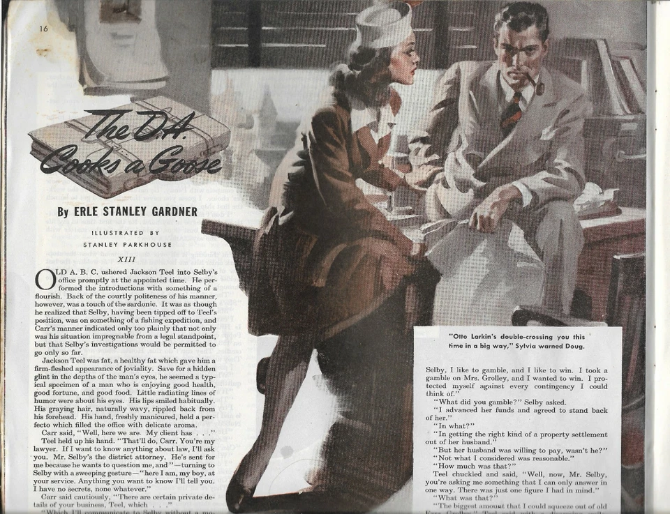COUNTRY GENTLEMAN Dec 1941 ERLE STANLEY GARDNER LET V BELT DO IT beautiful ads Foto 4 de 4