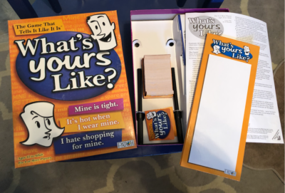 What's Yours Like? Party Game - Word Guessing Fun For 4+ Players, Ages 12 To Adult