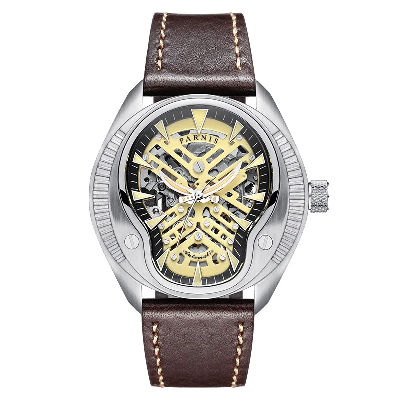 43mm Parnis Miyota Automatic Men's Casual Watch Sapphire Glass 5ATM Waterproof - Image 2 of 4