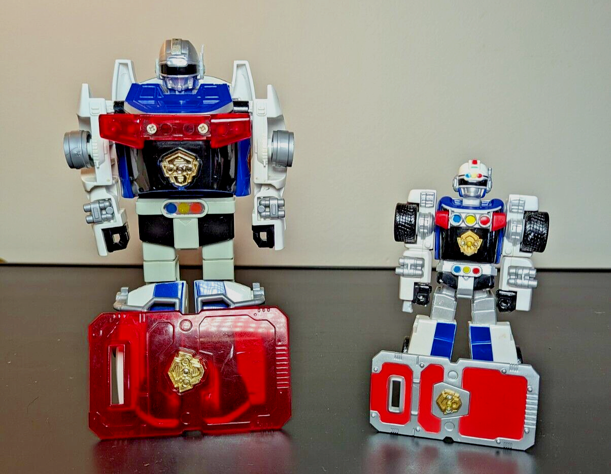 Power Rangers Turbo Robo Racer 2 Bandai 1997 DX and 5