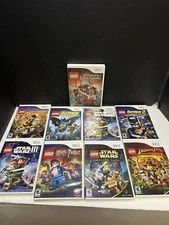 Lot Of 9 Wii Lego Game Cases And Manuals (No Games Included)