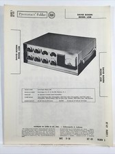 Vintage Photofact Folder. Year 1958 David Bogen Pre Amp. Model LOM. J5