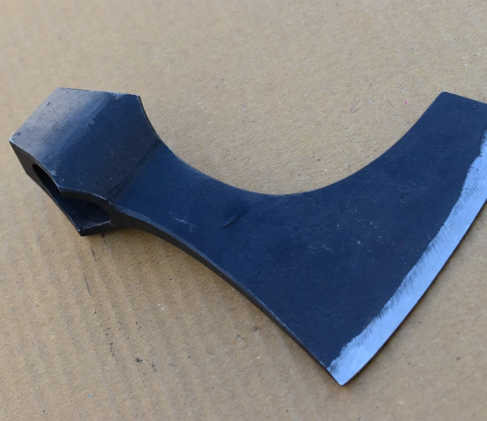 Cabeza de hacha roma forjada a mano vikinga mejor regalo Navidad, año nuevo Foto 3 de 4