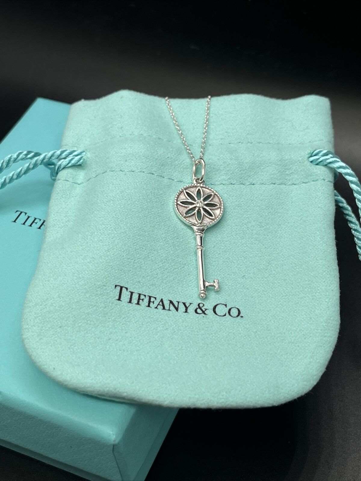 Tiffany & Co. Daisy Key Pendant Necklace