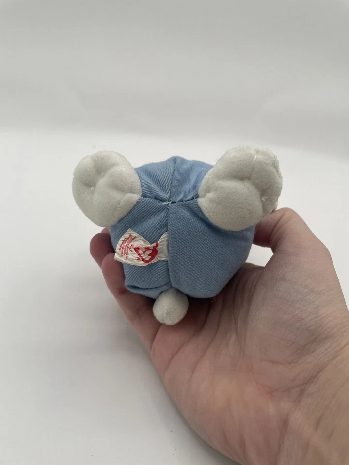 Rare Vintage Retired Ty Beanie Babies Max & Ruby Max Rabbit Bunny Plush Toy 2006 - Image 3 of 4