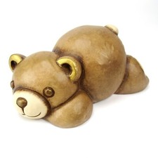 Thun statuina ceramica ORSO Teddy Teo Marrone vintage Pottery Figurine fuori produzione