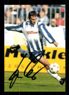 Stefan Studer Autogrammkarte Hansa Rostock 1995-96 2. Satz Original + A199259