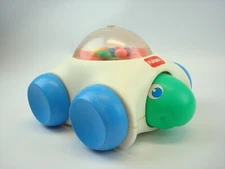 Playskool #5142 Push Turtle Ball Popper Toddler Preschool Toy Vintage 1992
