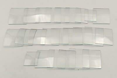 100 gemischte geschliffene Blancs Kuppelform Rechteck Gläser für Uhren