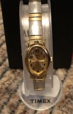 Timex Women's  Two-Tone Stainless Steel Expansion Band Watch, needs new battery