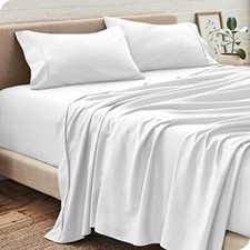 Bare Home Twin XL Sheet Set - College Dorm Size - Luxury 1800 Ultra-Soft