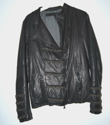 DROMe Damen Lederjacke Gr. M Nappaleder