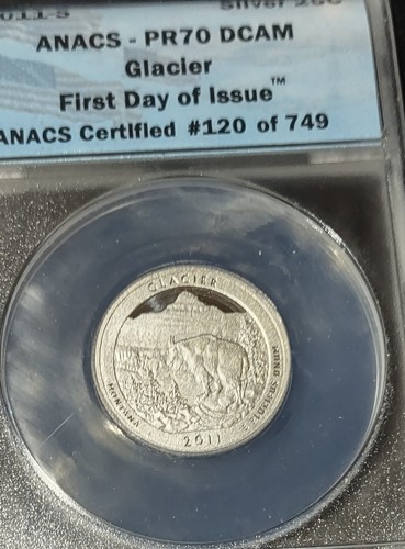 2011 -S National Parks(5)- Coin Set- ANACS PR 70 DCAM FDOI - Picture 5 of 7