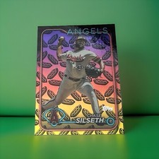 2024 Topps series 2 Chase Silseth Hot Dogs Parallel #585 LA Angels