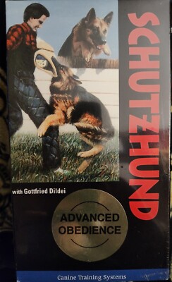 SCHUTZHUND Advanced Obedience DOG Training VHS K-9 Training Gottfried Dildei