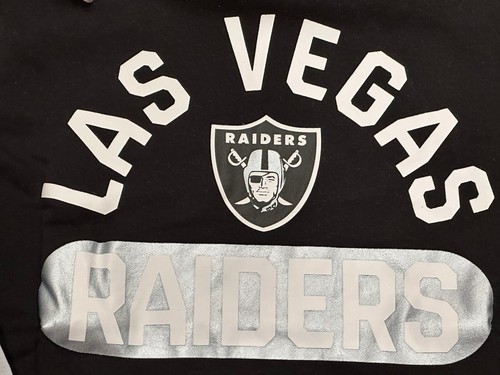 Las Vegas Raiders NFL Men's Fanatics Colorblock Fleece Hoodie Size Medium - NWT - 第 3/7 張圖片