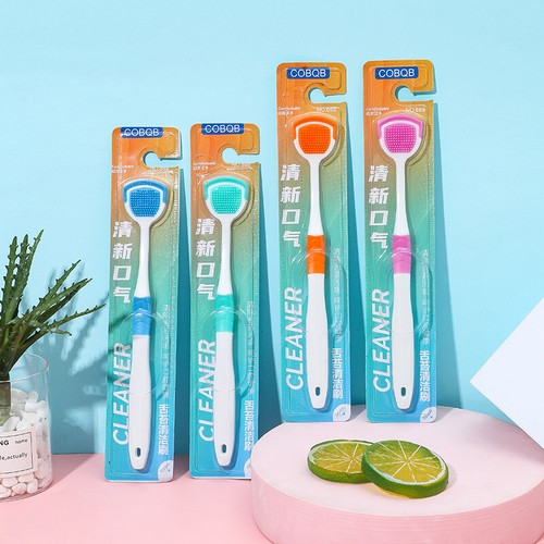 Soft Tongue scraper cleaner brush Oral Care tounge cure bacteria fresh breathing - Picture 11 of 23