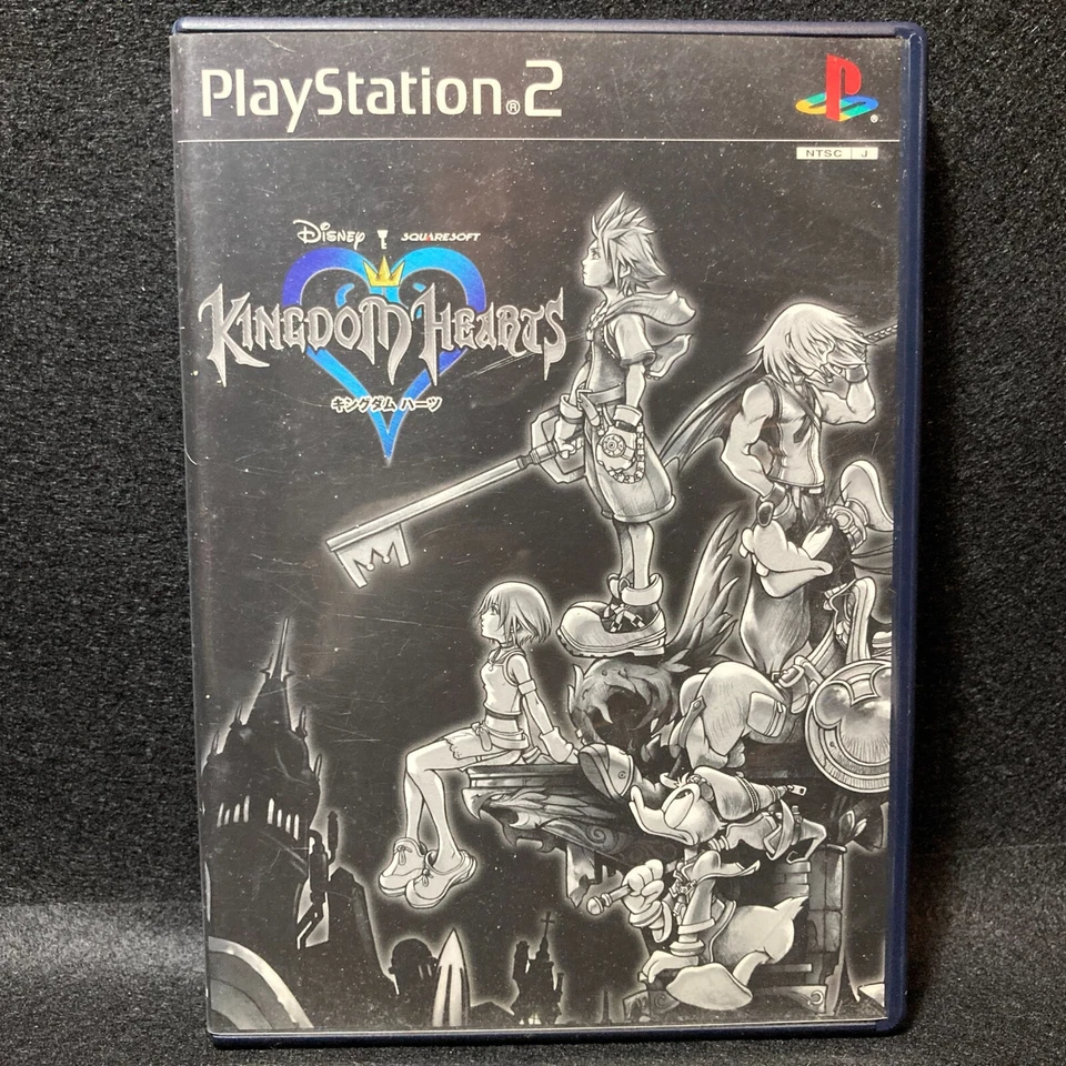PS2 Kingdom Hearts & Final Mix &2 & 2 Final Mix, Complete with post card Japan - Image 2 of 4