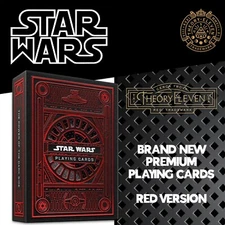 Star Wars (Red) Limited Edition Premium Playing Cards Theory11 NEW Sealed Dark