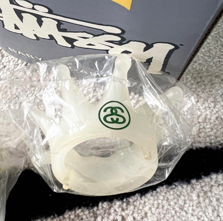 Stussy Baby Ragamuffin Old Figure Clear Dead Stock Ultra