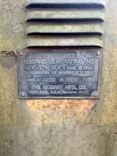 WWII Hobart Brothers Military Generator