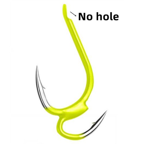 20pcs Fishing Double Hooks Fishing Tackle Fishhook Bait Hook High-carbon Steel - Picture 3 of 19