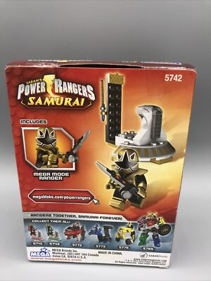 Mega Bloks 5742 Gold Power Rangers Hero Pack Samurai NIB RARE | eBay