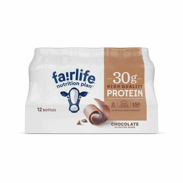 Fairlife Nutrition Plan Chocolate Shake - 12 Bottles for
